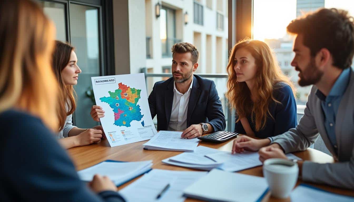 Illustration: L’impact des zones géographiques sur le calcul des plafonds de loyers Pinel