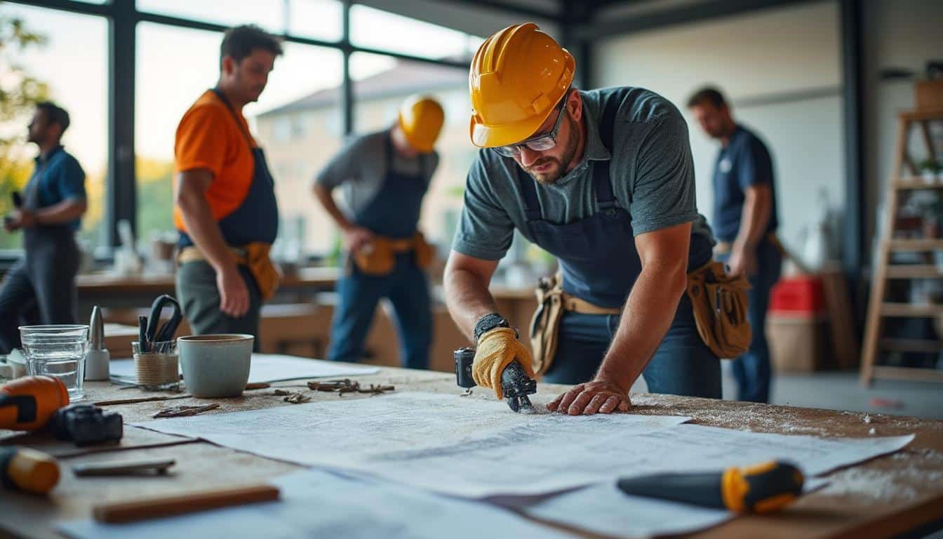 Illustration: Les différents types de formations à la rénovation du bâtiment