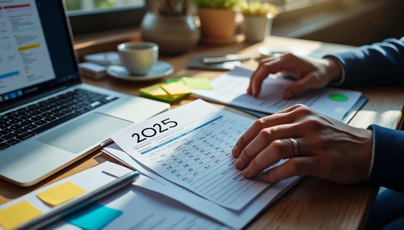 Illustration: Calendrier fiscal 2025 et dates limites pour la déclaration LMNP