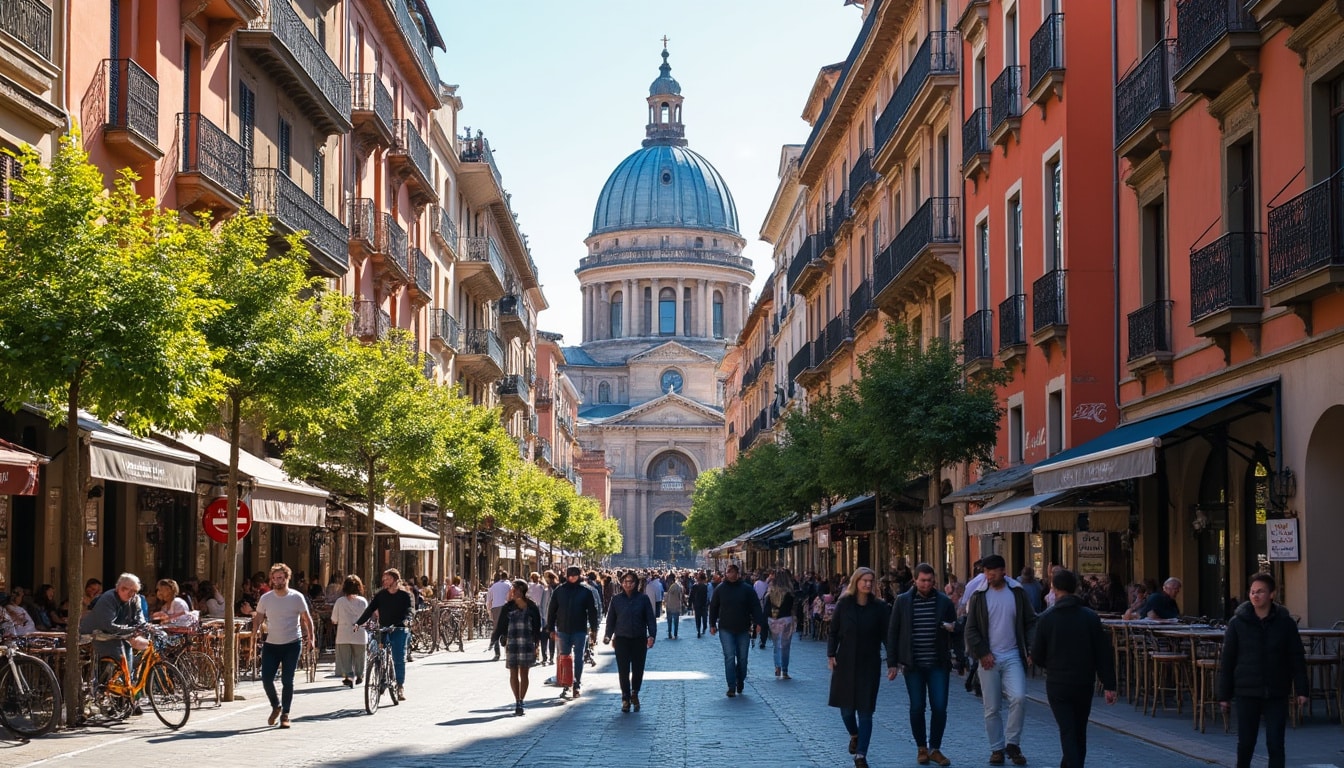 Illustration: Présentation générale des quartiers de Toulouse