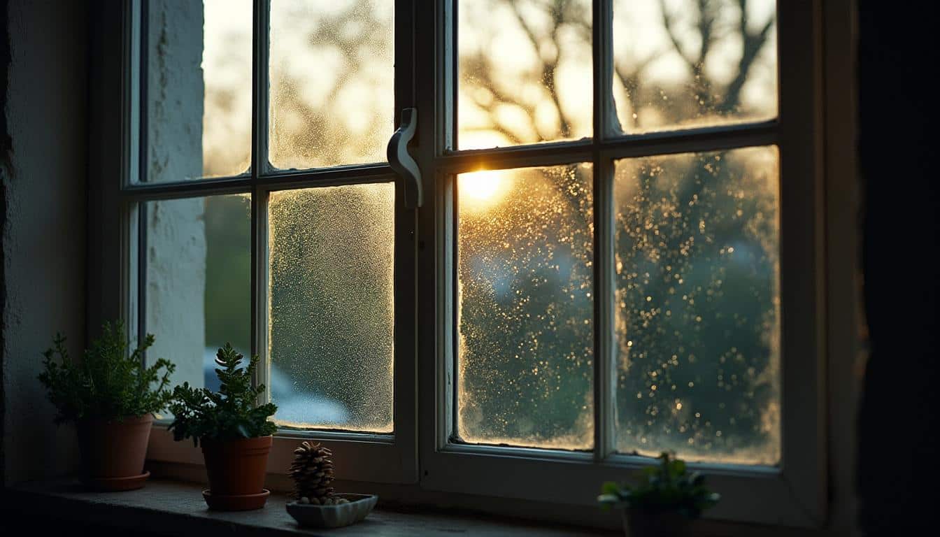 Fenêtres double vitrage : double condensation matinale explication claire