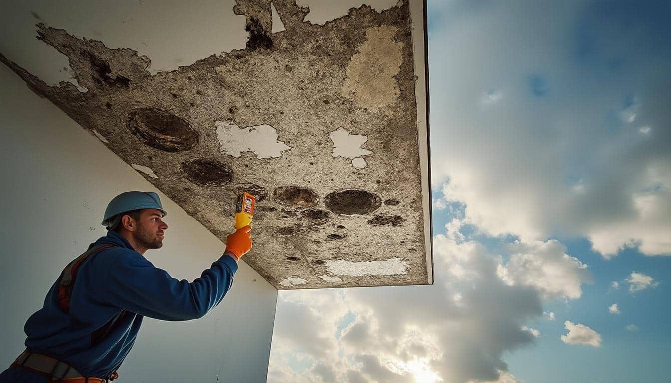 Diagnostic d’étanchéité d’une toiture en amiante : défauts, risques et solutions