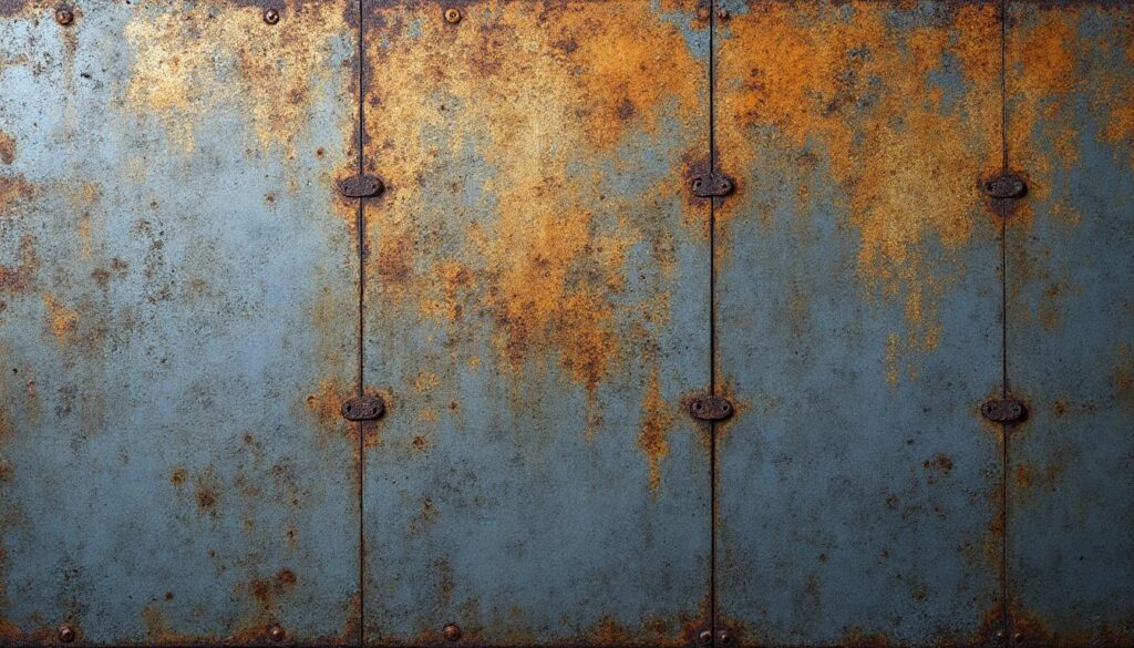 Toiture amiante muralière : oxydation et réparation sécurisée