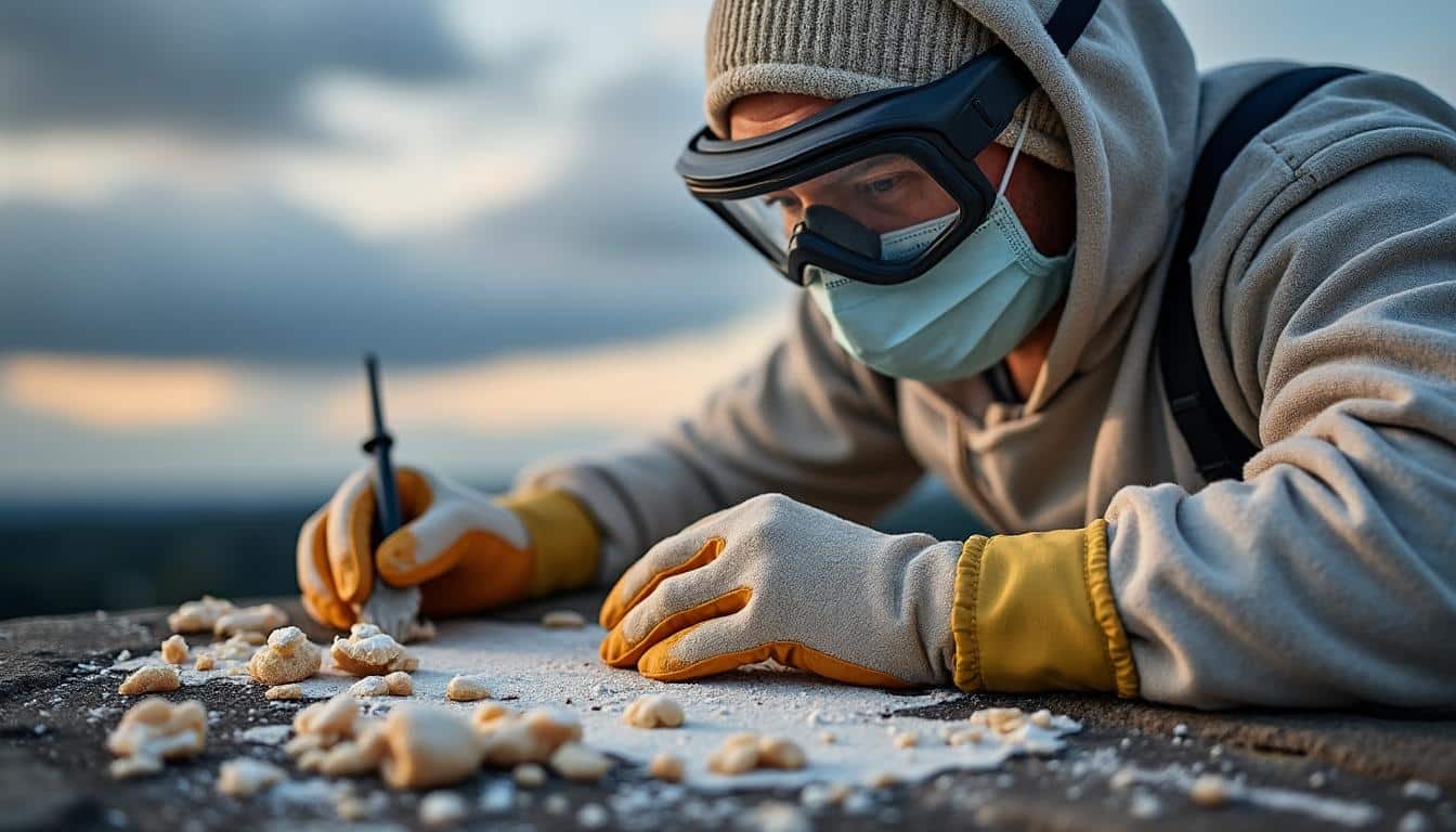 Illustration: Comment reconnaître la fragilité des tuiles en amiante et ses conséquences ?