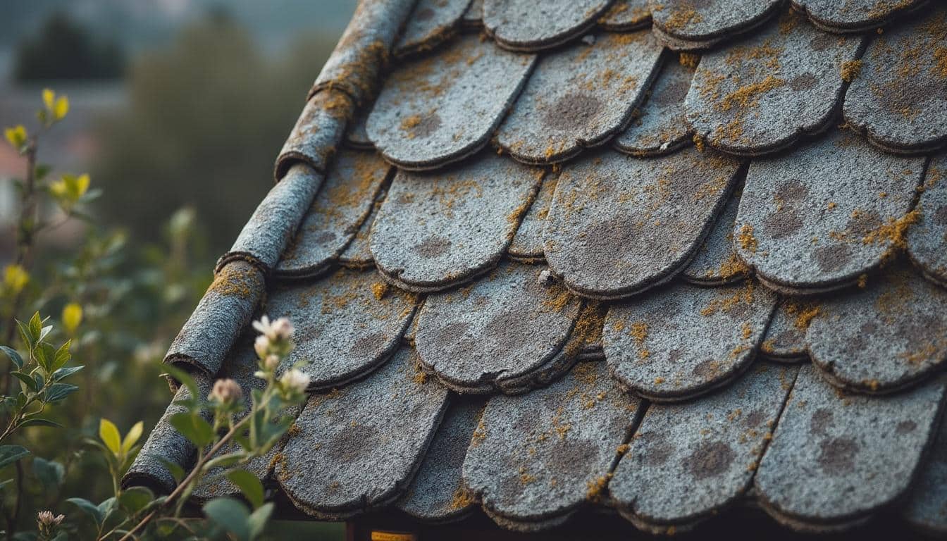 Illustration: Le vieillissement de la toiture en amiante : mécanismes et facteurs aggravants