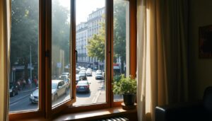 Fenêtres double vitrage : atténuation du bruit extérieur efficace