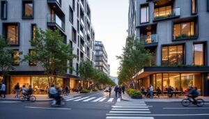 La mixité fonctionnelle dans l'habitat urbain de votre ville