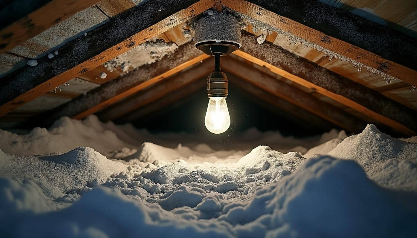 Isolation thermique des combles : condensation et problème en hiver